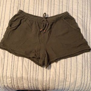 Anthropologie Gauze Shorts size L